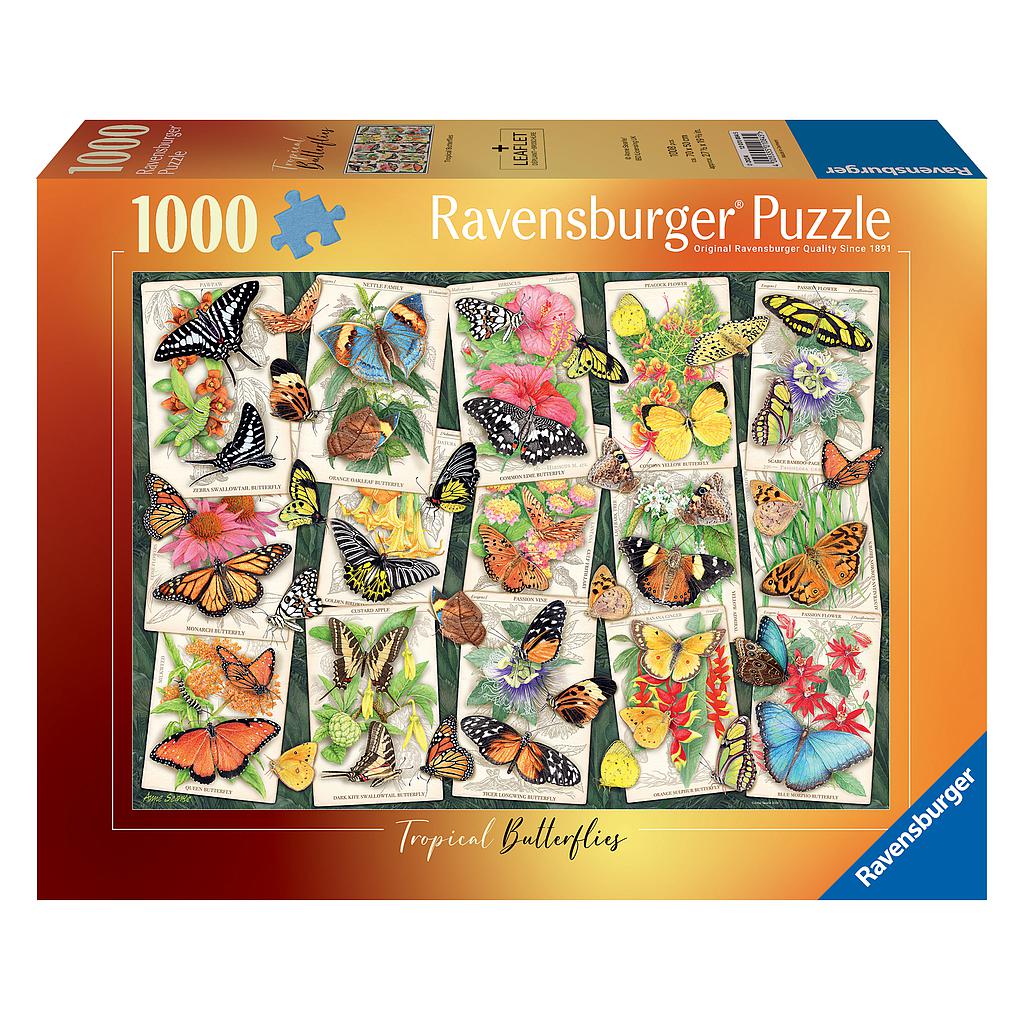 Tropical Butterflies 1000pc Puzzle
