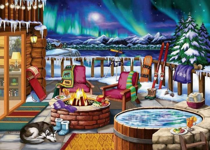 Northern Lights 500pc Large Format Puzzle