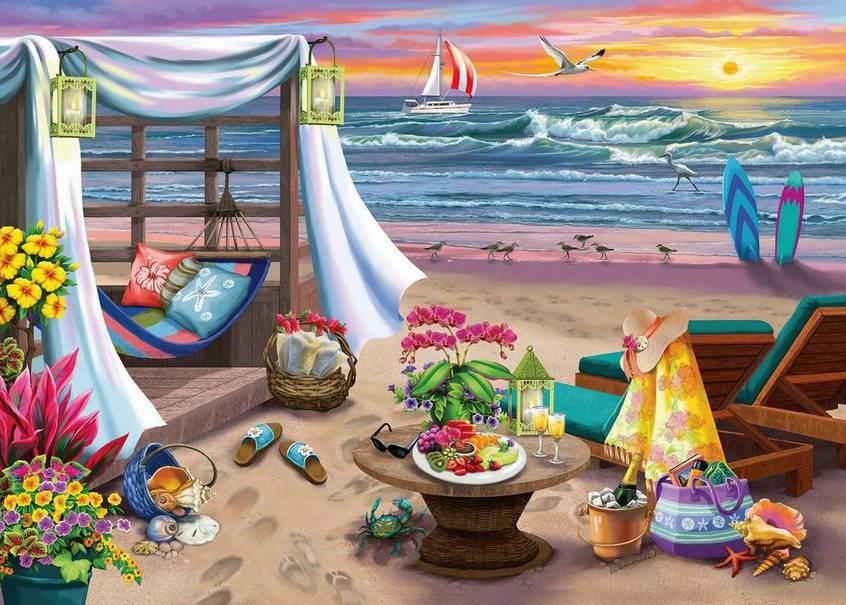 Cabana Retreat 500pc Large Format Puzzle