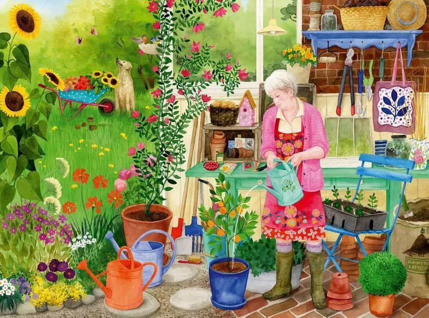 Gardening 100pc XL puzzle