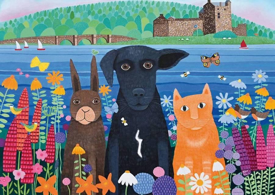 Fun at Eileen Doan Castle 1000pc puzzle