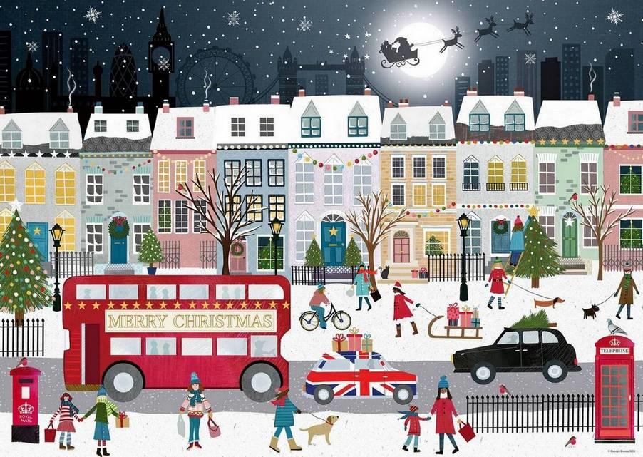 London's Christmas Spirit 1000pc Puzzle