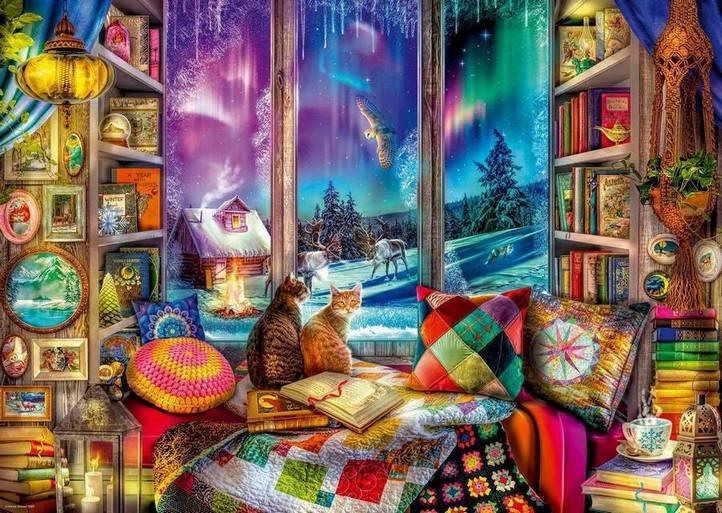 The Winter Reading Nook 1000pc puzzle