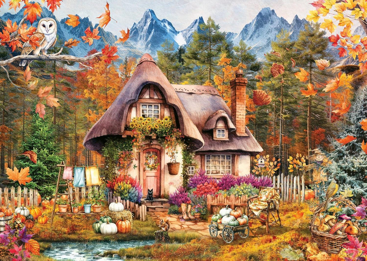 Ravensburger Pumpkin Cottage 1000 Piece Jigsaw Puzzle