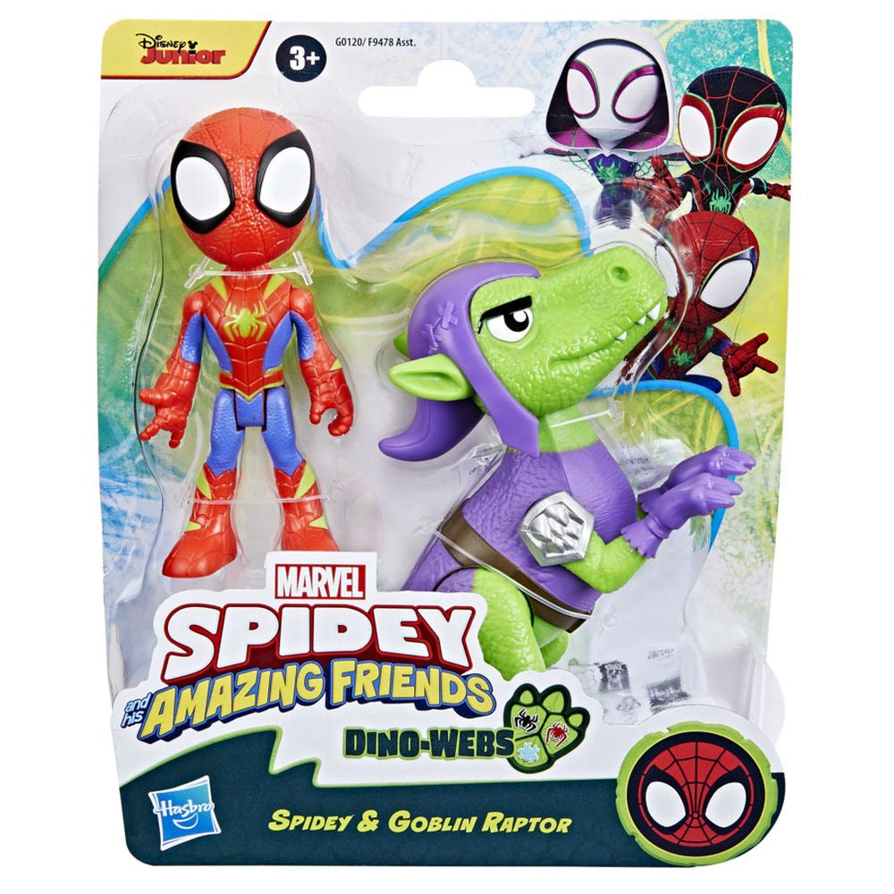 Spiderman & Friends Hero Dino Webs Fig Asst