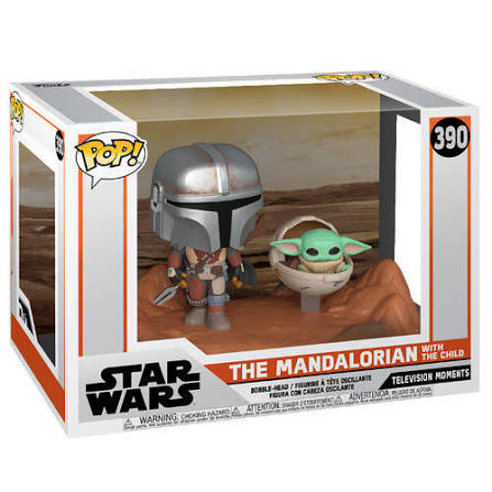 Funko POP! Moment Star Wars The Mandalorian with The Child Vinyl Figure