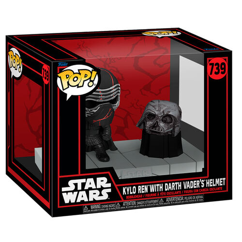 Funko POP! Deluxe: Star Wars- Kylo Ren with Darth Vader's Helmet