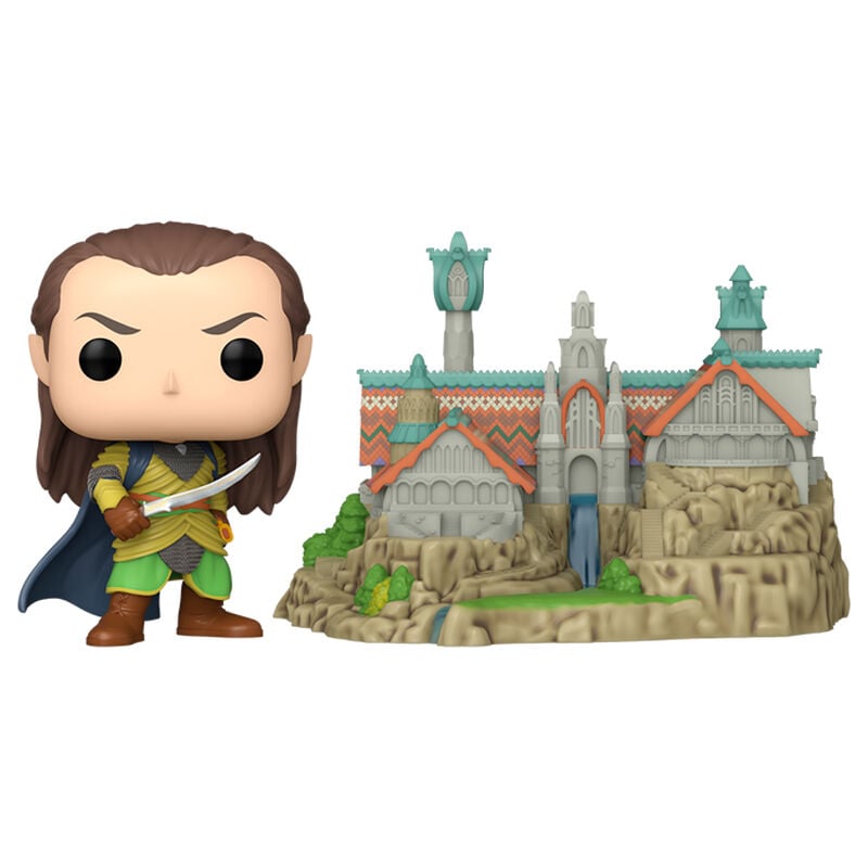 Funko Pop! Town The Lord of the Rings Elrond & Rivendell Vinyl Figure Set