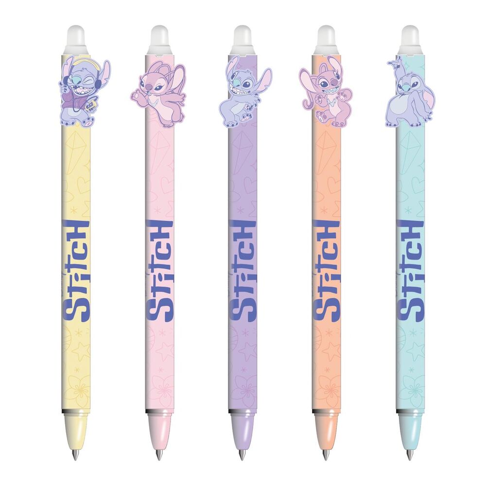 Stitch (Planetary) Erasable Ink Gel Pens Asst