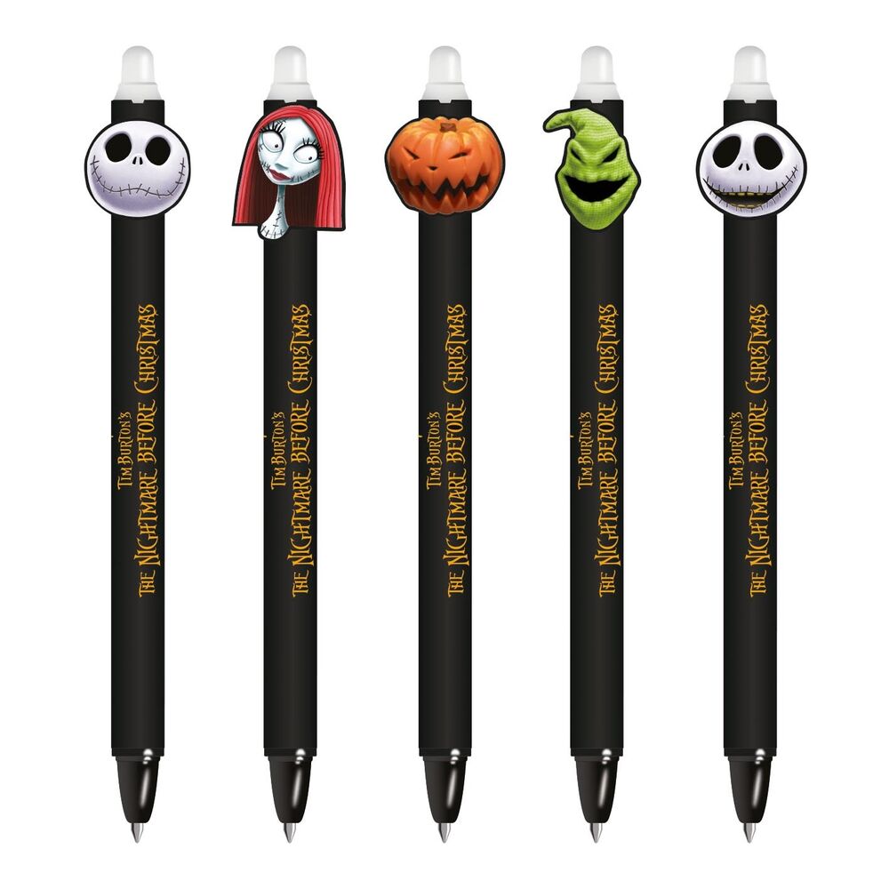 Nightmare Before Christmas (Characters) Erasable Ink Gel Pens