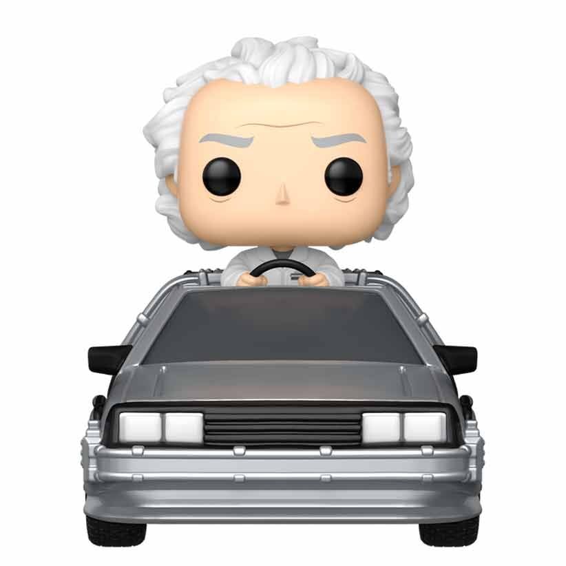 Funko Pop! Rides Deluxe Back to the Future Doc with Time Machine Vinyl Figure