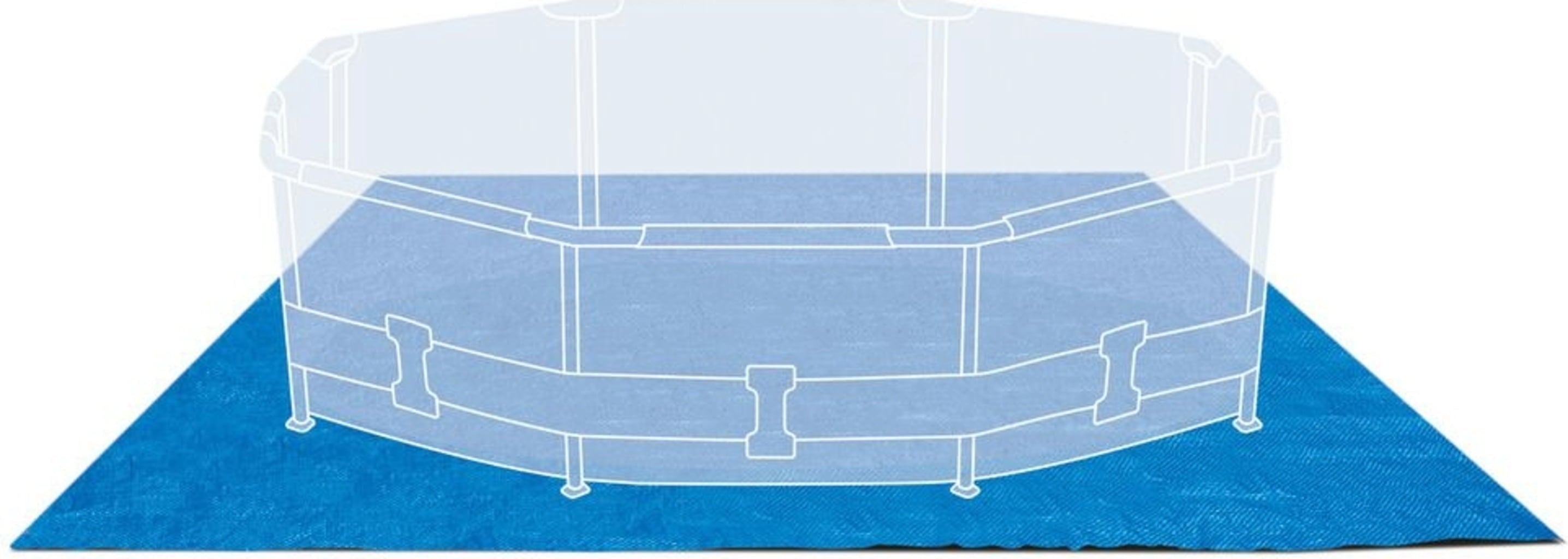 Pool Ground Cloth 4.7m x 4.7m