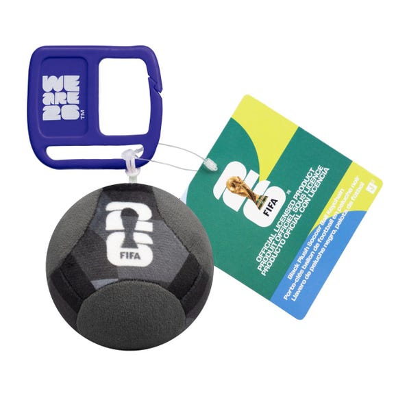FIFA 3" Plush Soccer Ball Keychain Asst