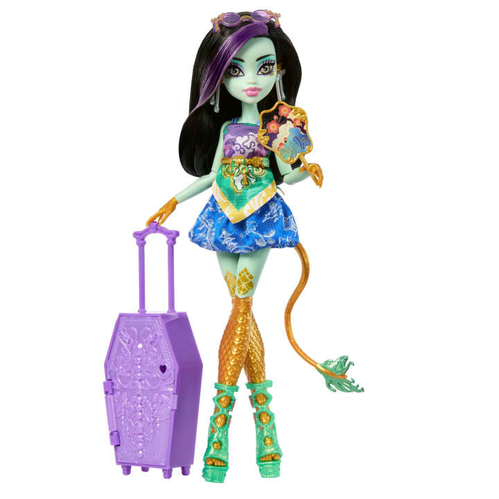 Mattel Monster High Skulltimate Secrets Gore-Geous Oasis Doll Jinafire Long