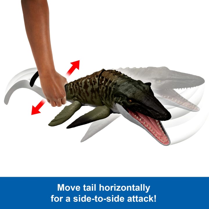 Jurrasic World Rebirth Bite N Blast Mosasaurus