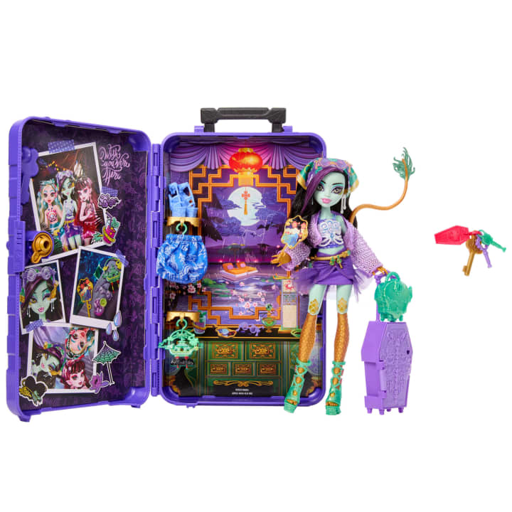 Mattel Monster High Skulltimate Secrets Gore-Geous Oasis Doll Jinafire Long