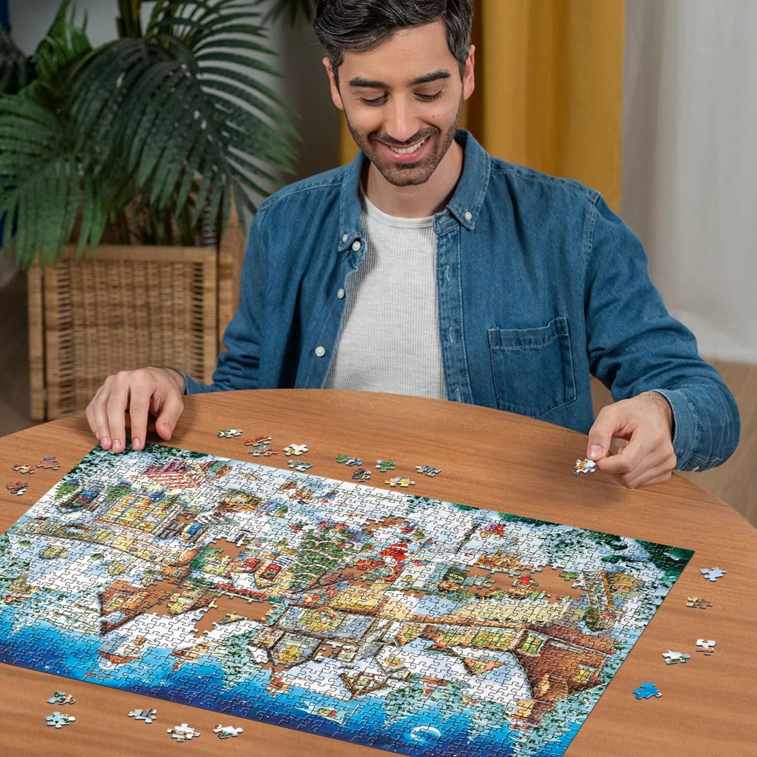 RAvensburger 50th Anniv. Christmas Limited Edition 1000 Piece Jigsaw Puzzle