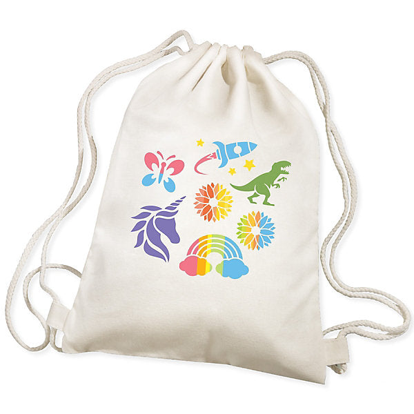 Kidzmaker Stencil Backpack Printing