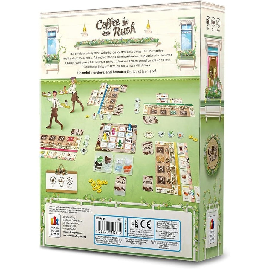 Coffee Rush Board Game