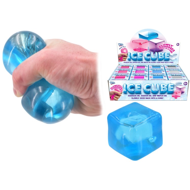 Medium Squishy Ice Cube (4 Assorted Colours)