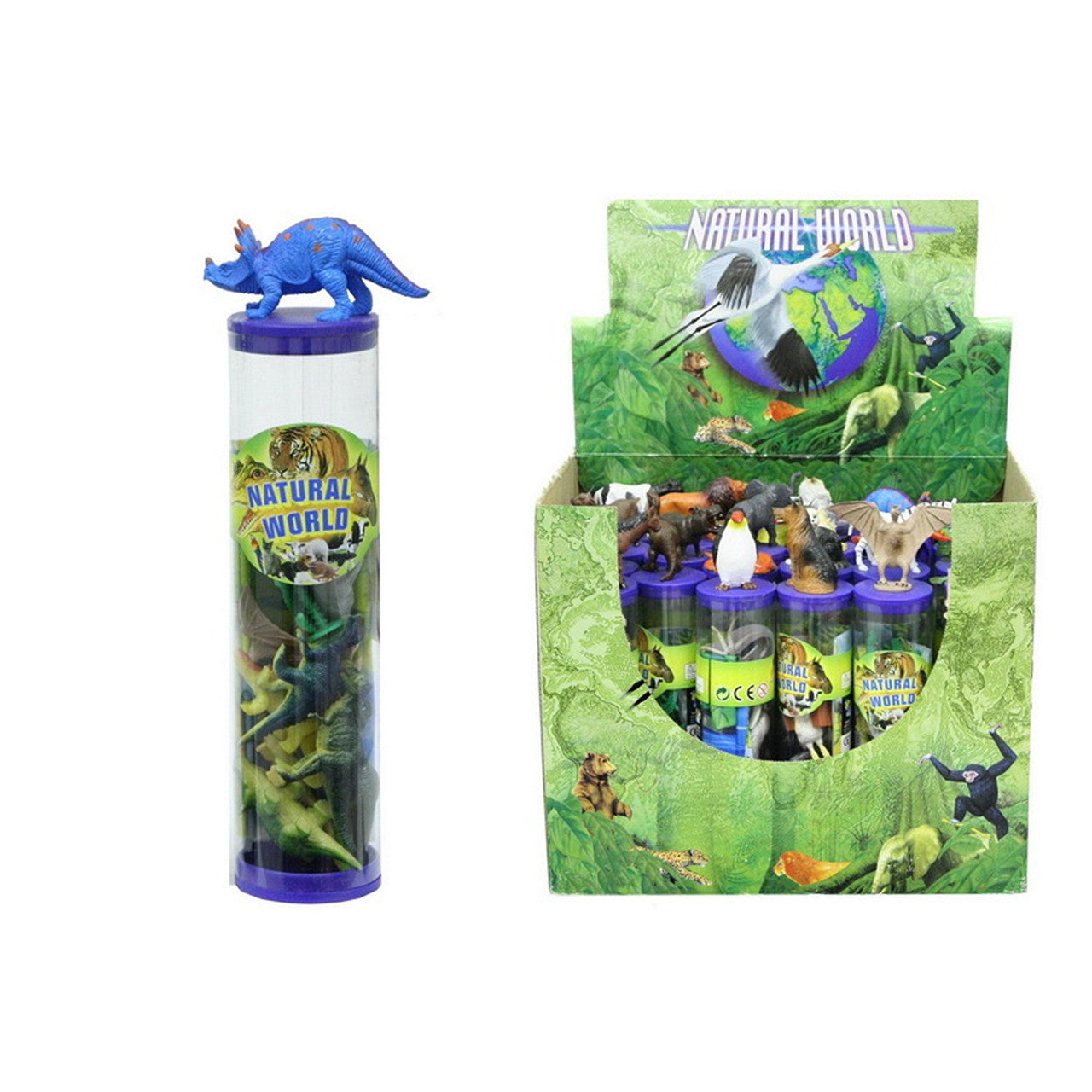 24 Assorted Animal Tubes