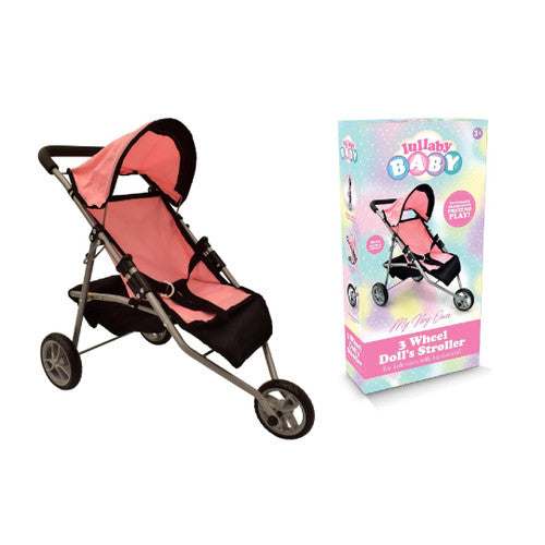 3-Wheel Doll's Stroller