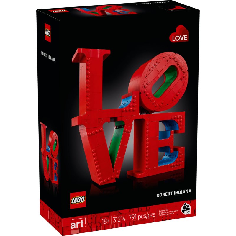 LEGO Art LOVE Home Decor Set for Adults 31214