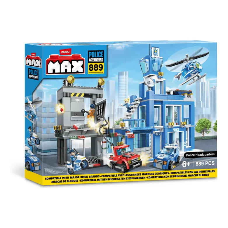 Max City Playset Police Headquarters 889 pcs