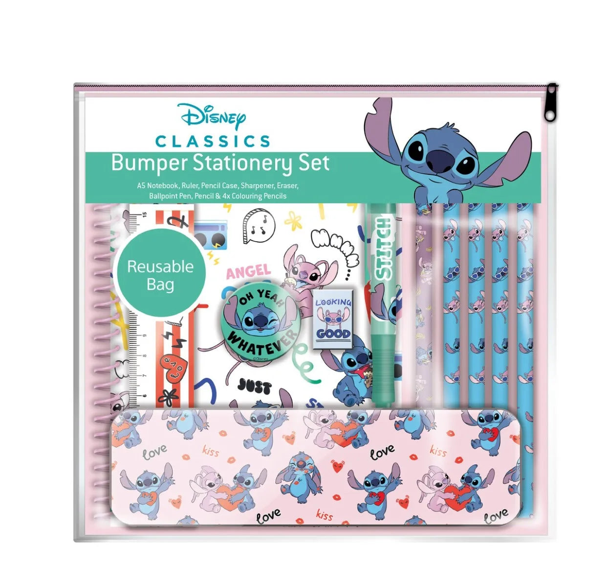 Lilo & Stitch (You'Re My Fave) Bumper Stationery Set