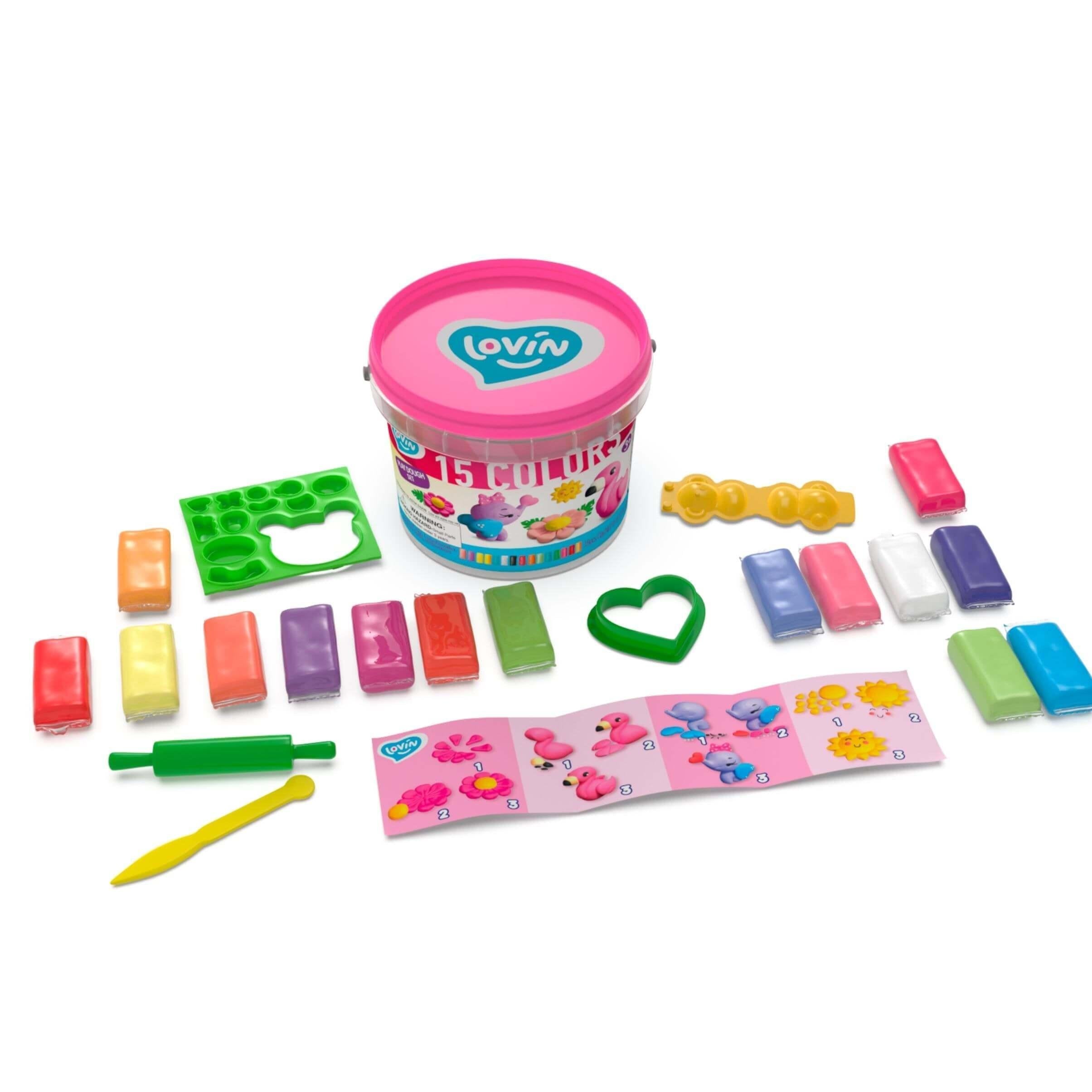 Lovin™ Modeling Dough Bucket - Animals