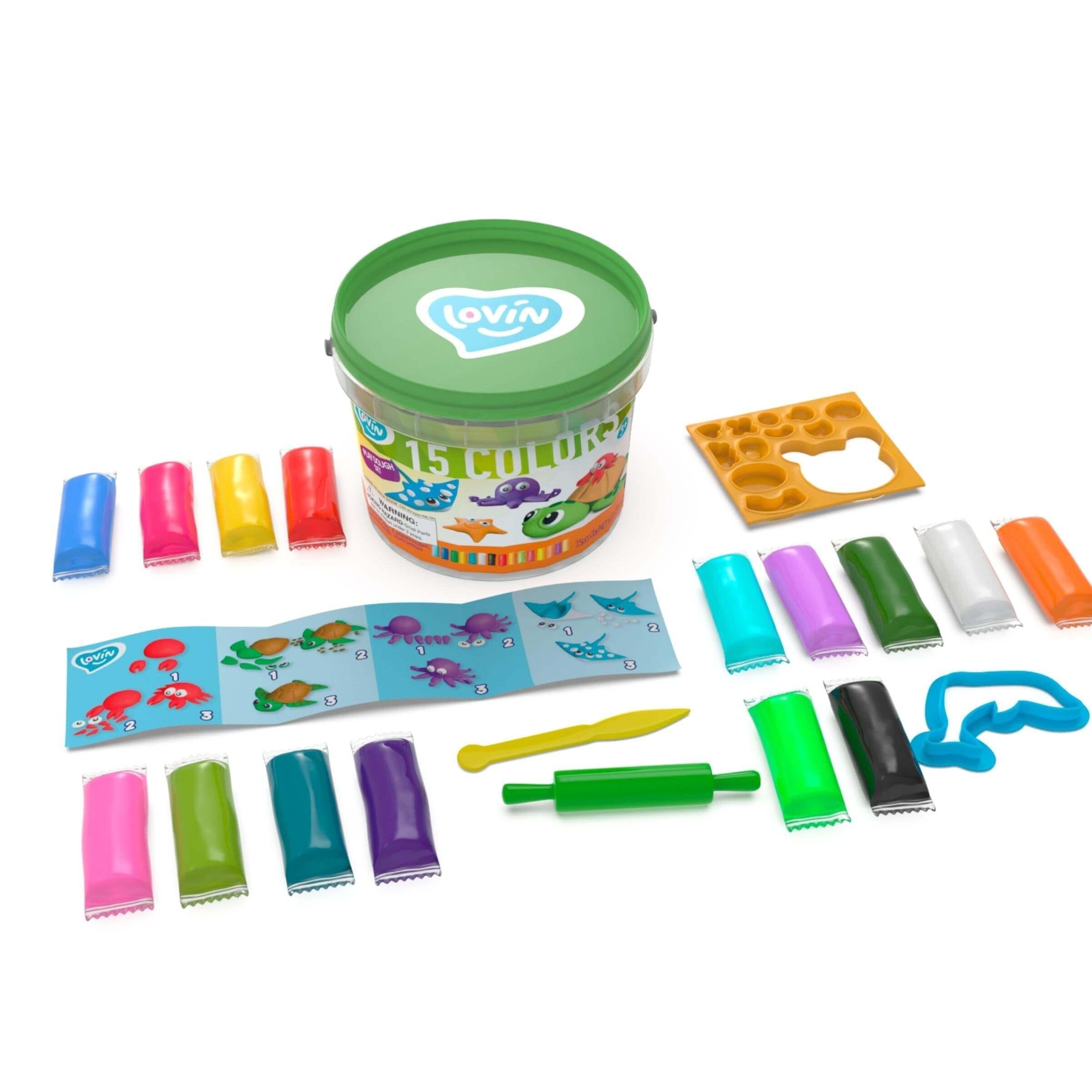 Lovin™ Modeling Dough Bucket - Sea Life