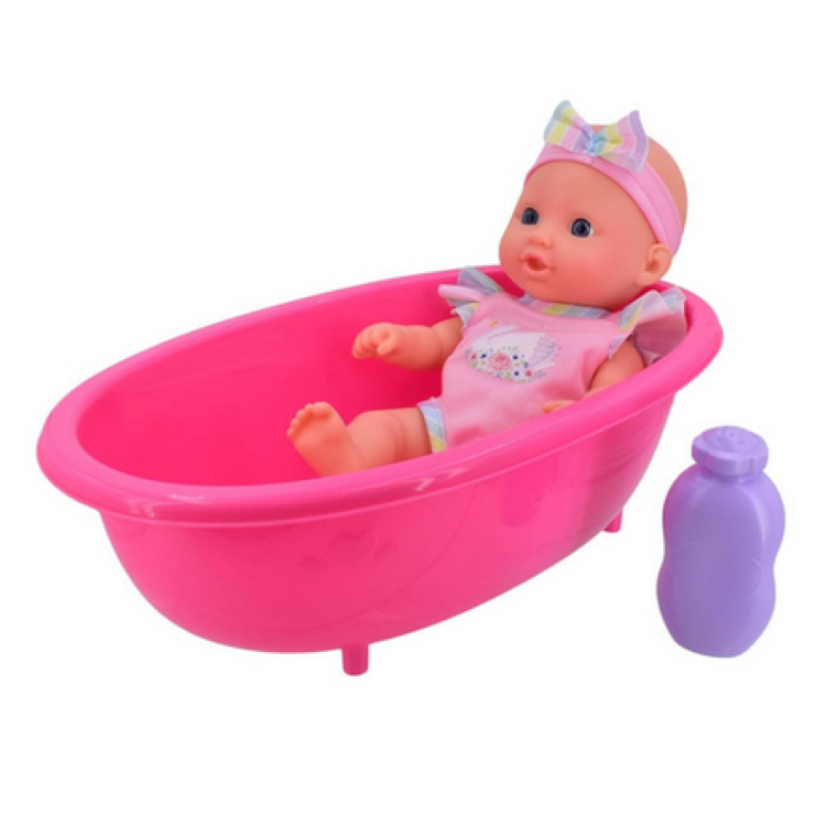 Bath Tub With 26Cm Doll Asst