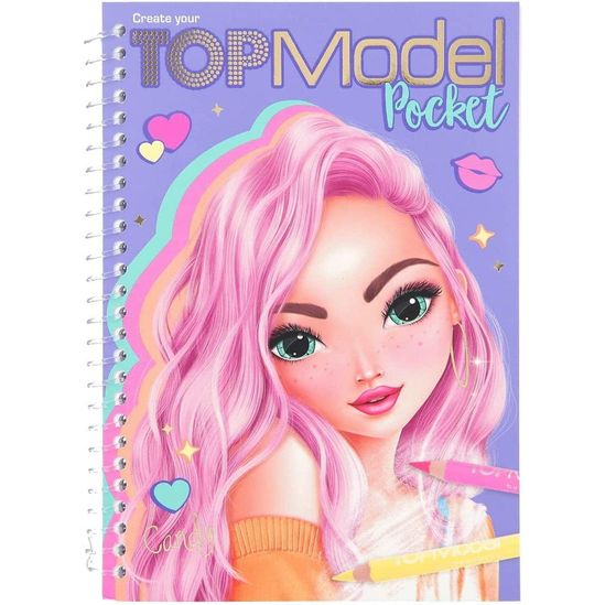 TOPModel Pocket Colouring Book