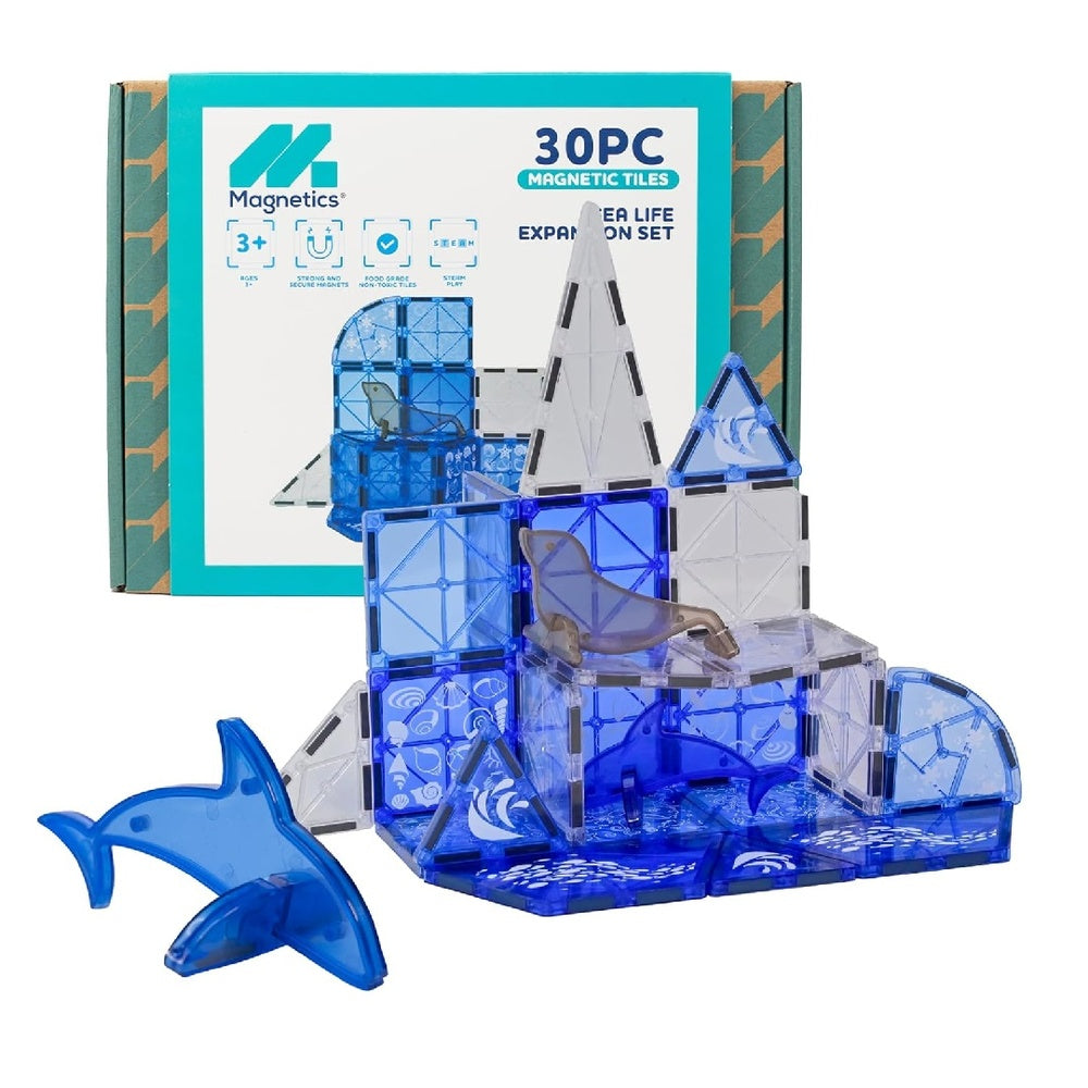 Magnetic tiles Sea Life Set 30 pcs