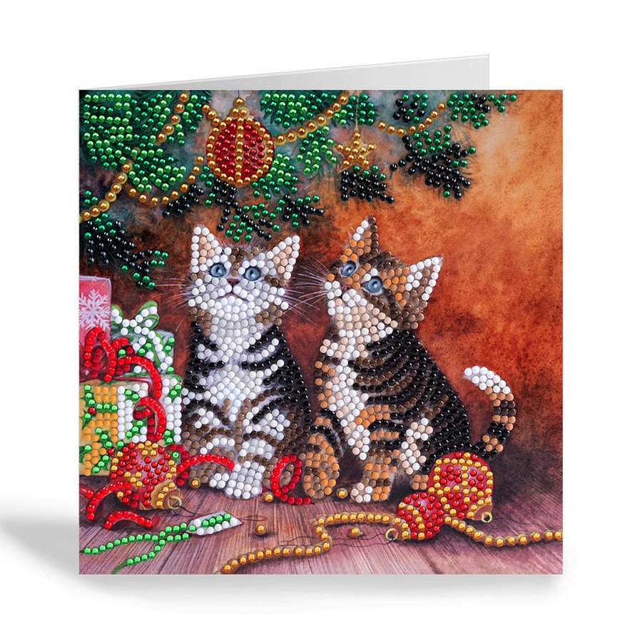 Magic of Christmas, 18x18cm Crystal Art Card