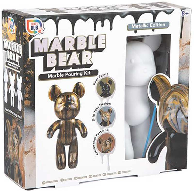 Marble Bear 23Cm Asst