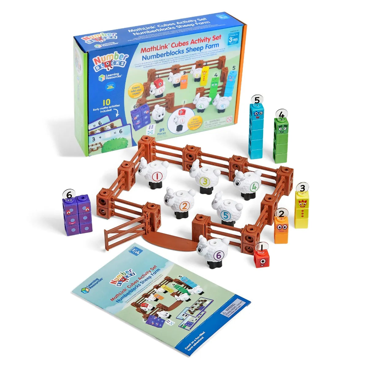 MathLink® Cubes Numberblocks® Sheep Farm Activity Set