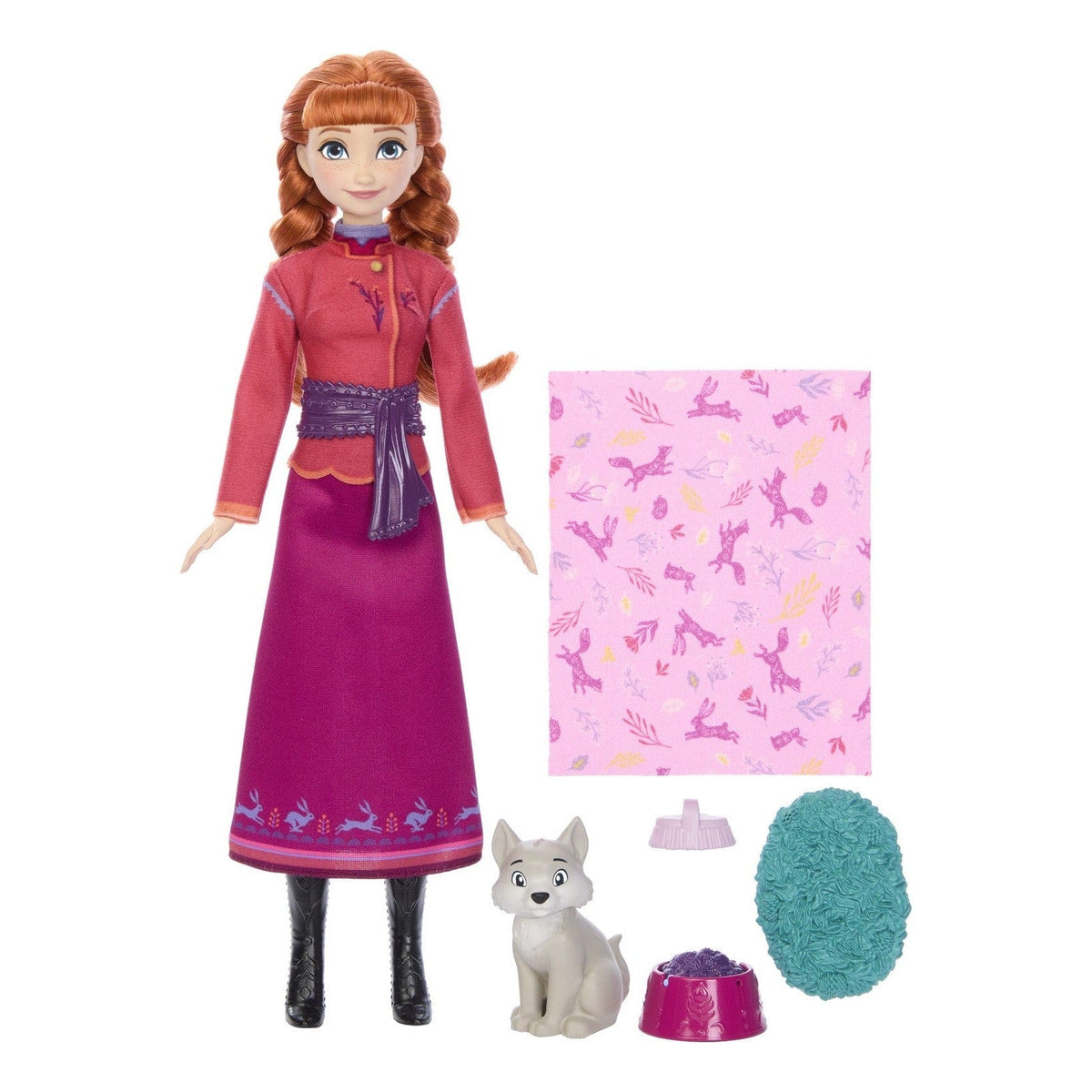 Disney Frozen Anna & Baby Wolf