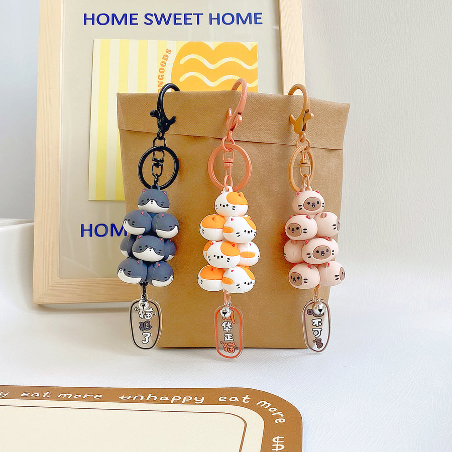 KENJI Mima Cluster Cat Keyring Asst