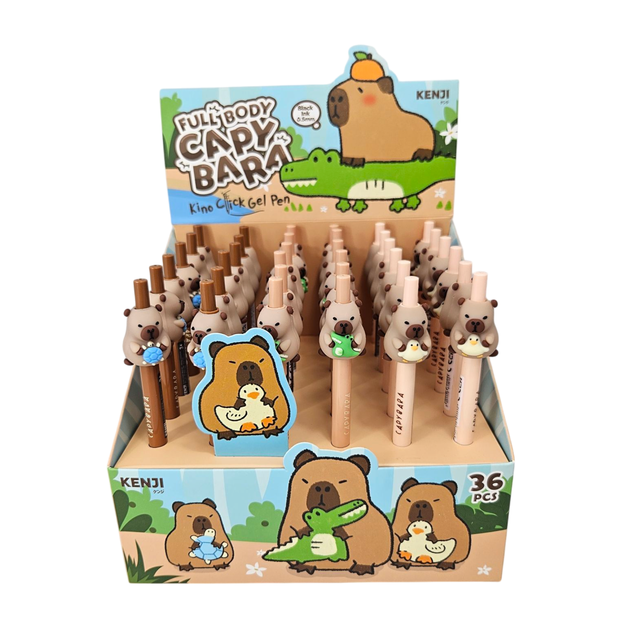 Kino Full Body Capybara Click Gel Pen