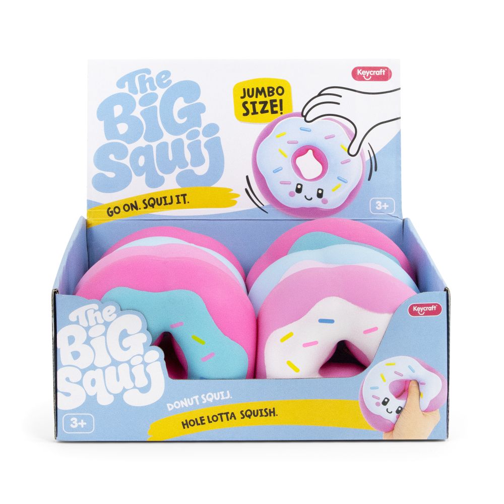 The Big Squij Donut Slow-Rise Squishy Sensory Toy