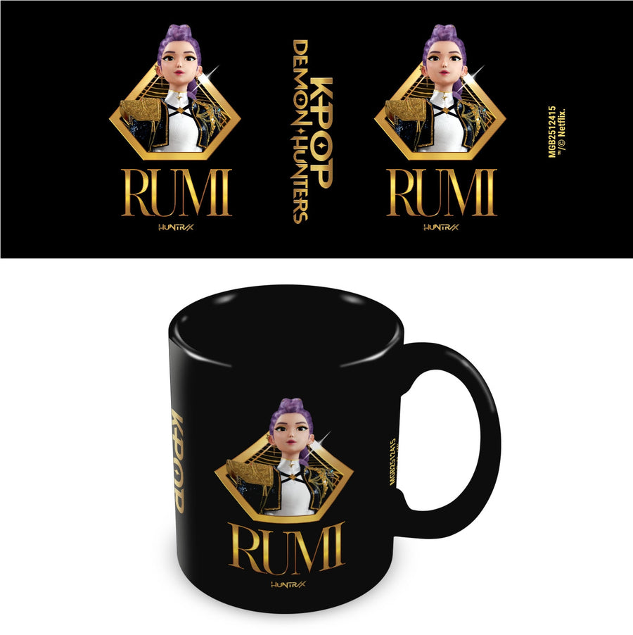 K-Pop Demon Hunters (Golden Rumi) Black Pod Mug