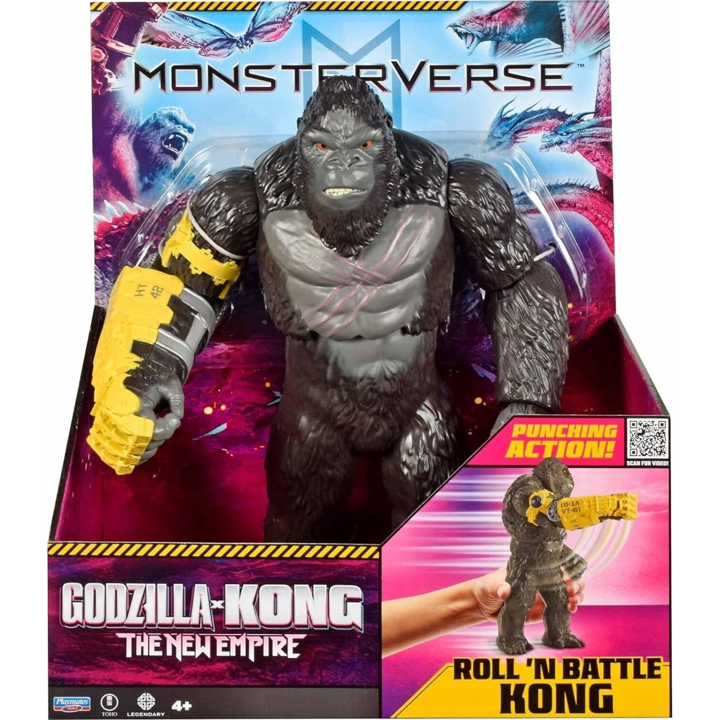 MonsterVerse 11 inch Giant Kong Roll & Battle Punch