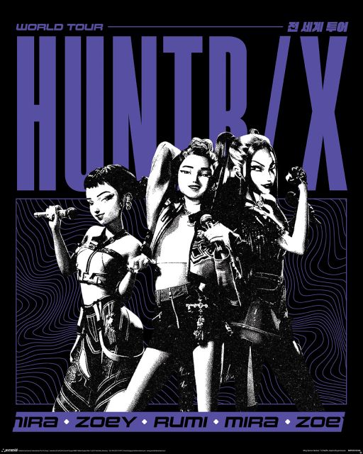 K-POP Demon Hunters (Huntrix World Tour) Mini Poster