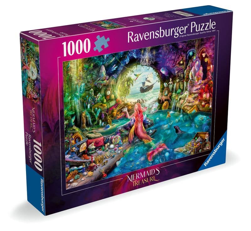 Ravensburger Mermaid's Treasure 1000 Piece Jigsaw Puzzle