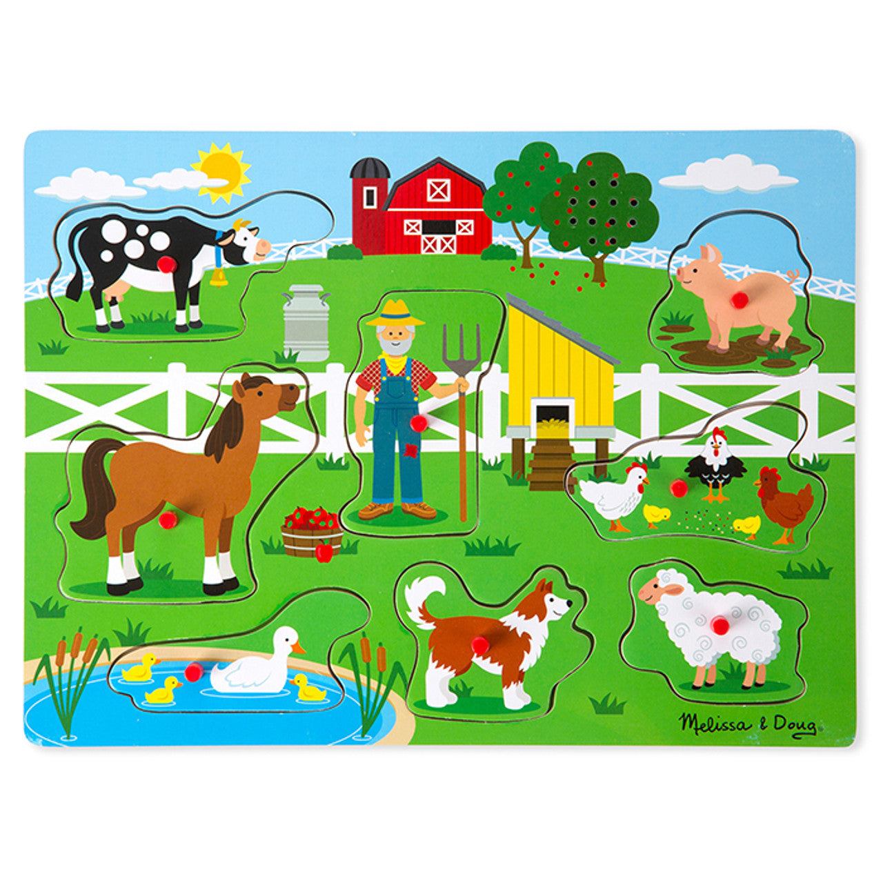Melissa & Doug Sound Puzzle Old Mcdonald's Farm