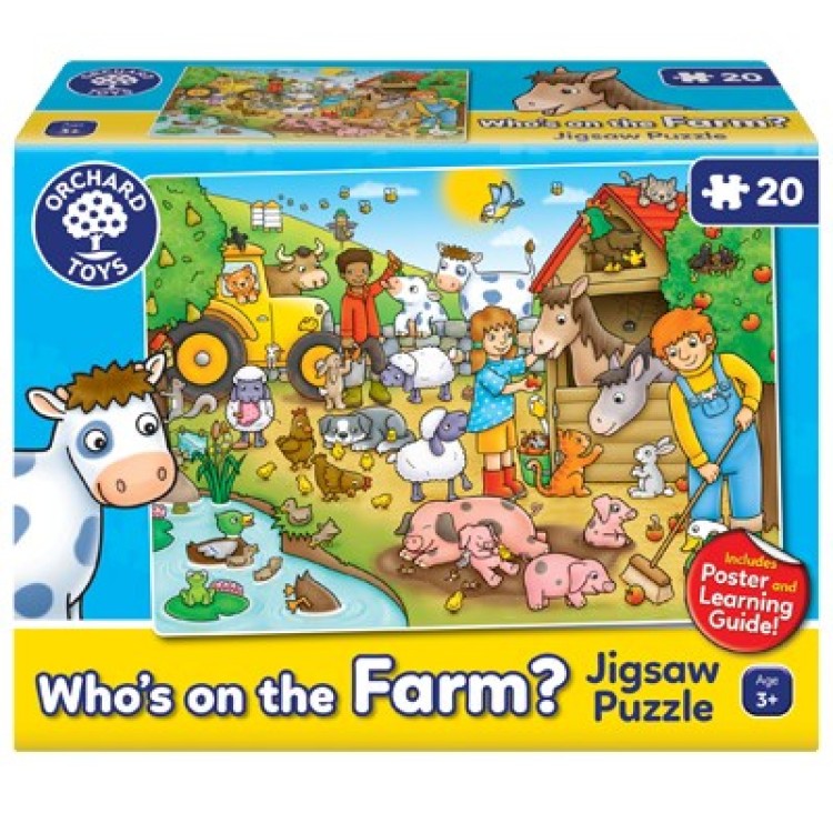 Orchard Toys Who's On The Farm? Jigsaw Puzzle