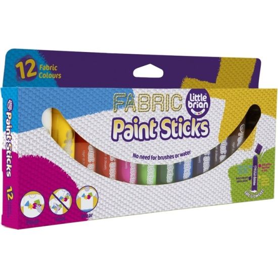 Paint Sticks Fabric 12 Pack