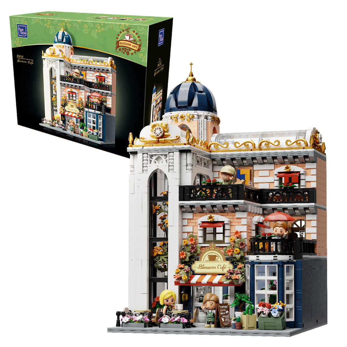 Pantasy Blossom Café Building Set 2826 Pieces