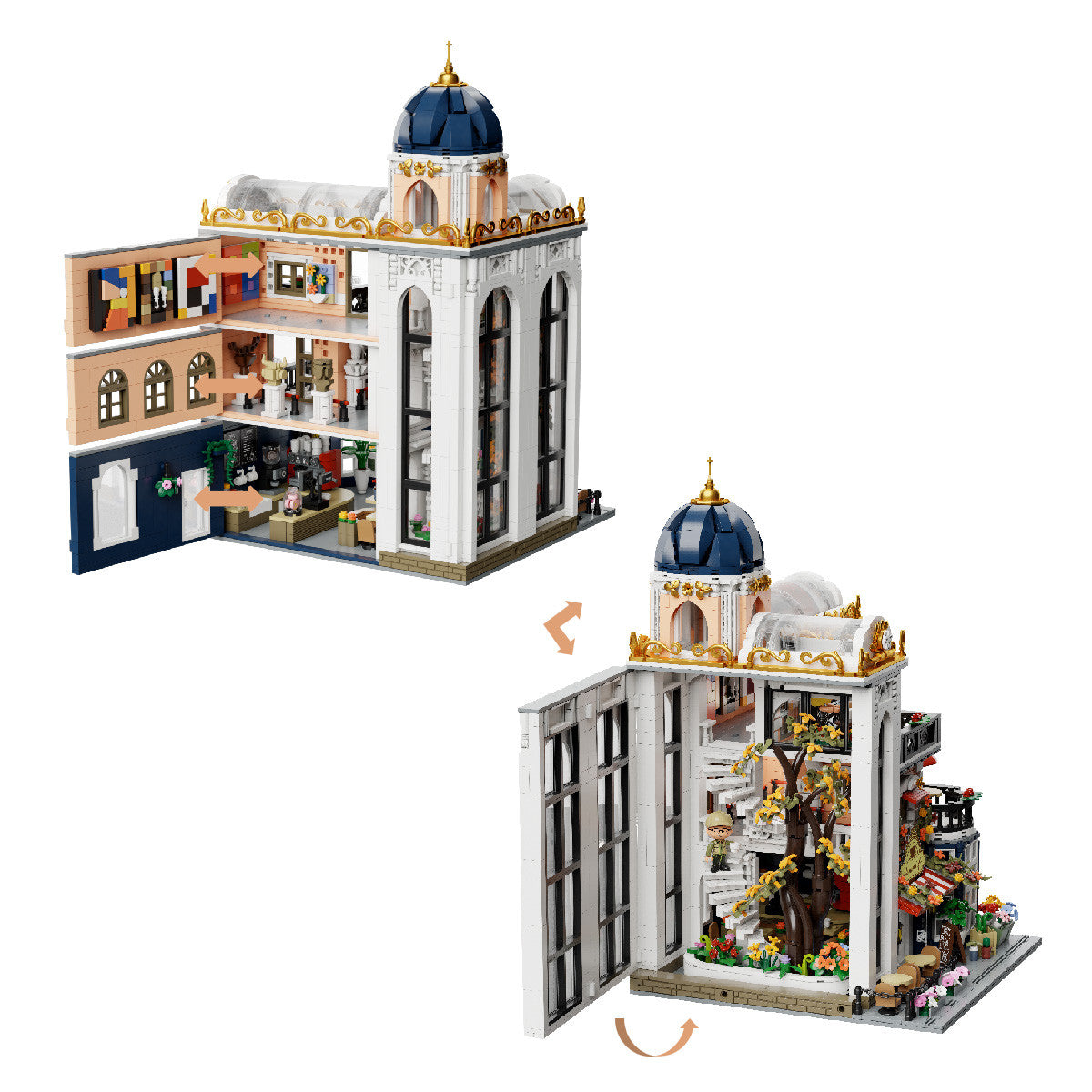 Pantasy Blossom Café Building Set 2826 Pieces